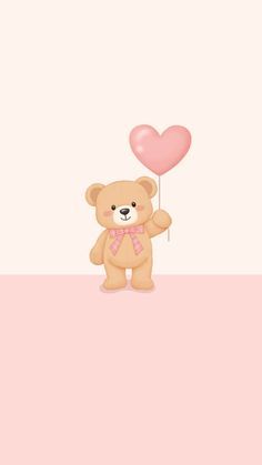 Samsung Galaxy Wallpaper Android, Girly Wallpaper, Teddy Bear Wallpaper, Phone Wallpaper Pink, Iphone Wallpaper Kawaii, Sunflower Wallpaper, Valentines Wallpaper, Wallpaper Iphone Disney, Cute Love Cartoons