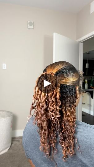 138K views · 5K reactions | V Part Half Up Half Down on Natural Curly hair ➰🫶🏾   It took me forever to define each curl 😩   #naturalhair #halfuphalfdownhairstyle #curlyhairstyles #curls #curlyhair #explore #explorepage #reels #reelsinstagram #curlyhairinspo | Kira ♒️ | Ginuwine · Stingy Travel Prep, Natural Curly Hair, Travel Hairstyles, Black Hairstyles, Half Up Half Down Hair, Curly Hairstyles, Half Up Half Down, Curly Hair Styles Naturally, Half Up