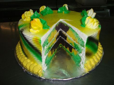 Jamaica Cake, Rasta Cake, Flags Cake, Jamaican Fruit Cake, Jamaican Party, Cakes Pictures, Jamaican Restaurant, Jamaican Wedding, Caribbean Party