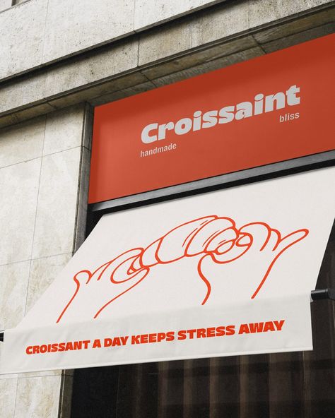 Part 2 for "CROISSAINT" a new croissant shop 🥐 that serves the most incredible smelling, mouth-watering fresh home-baked croissants. Brief by @modernbrief #modernbriefcroissaint . . . #bakery #croissant #bakeryshop #breadbaking #croissantshop #designbrief #designer #branding #graphicdesigner #smallbusiness #modernbranding #brandidentity #graphicdesign #designinspiration #brandbrainy #brandingsource #thedesignkids Home Bakery Branding, Japanese Bakery Logo, Sandwich Shop Design, Croissant Shop, Croissant Logo, Pastry Branding, Bakery Croissant, Croissant Design, Bakery Sign