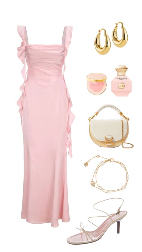 #coquette #feminine #femmefatale #luxury #lux #style #styleguide #ootd #outfitinspo #gucci #guccimakeup #chloe #chloepurse #chloebag #toryburch #toryburchjewelry Princess Dress Outfit, Ootd Idea, Coquette Feminine, Simple Maxi, Dress Ootd, Chic Dress Classy, Maxi Outfits, Ootd Dress, Pretty Prom Dresses