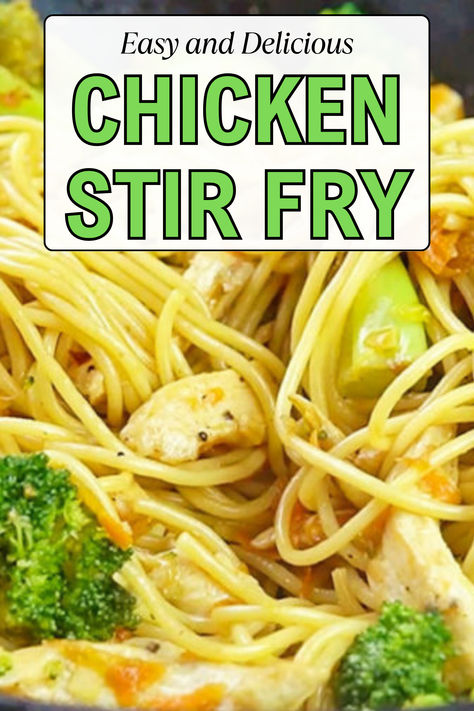 Chicken stir fry with broccoli Stir Fry With Broccoli, Chinese Chicken Stir Fry, Different Chicken Recipes, Chicken With Garlic, Stir Fry Recipes Chicken, Seasoned Chicken, Broccoli Stir Fry, Stir Fry Noodles, Fry Recipes