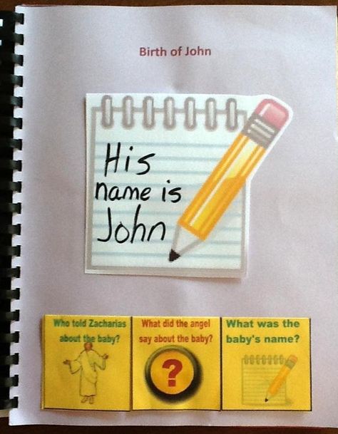 Bible Fun For Kids: Birth of John the Baptist Birth Of John The Baptist, Bible John, Christmas Lesson, Preschool Bible, Sunday School Crafts For Kids, Bible School Crafts, Bible Crafts For Kids, Sunday School Activities, Bible Activities