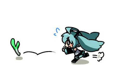 Hachune chasing after her leek! #Eromame #mikuhatsune #hachune #miku Miku Leek, Hachune Miku, Phone Stuff, Hatsune Miku, Vocaloid, Quick Saves, Art