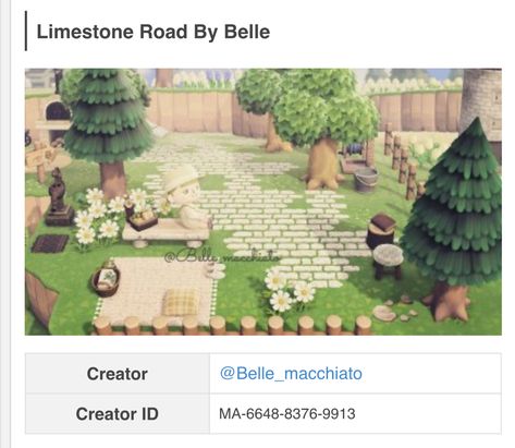 Acnh Cottagecore, Brick Path, Forest Core, Path Ideas, Path Design, Animal Crossing Wild World, Island Theme, Stone Path, New Animal Crossing