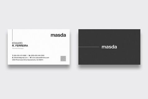 Minimal Business Card by Dkgray77 on @creativemarket Business Card Design Modern, 세련된 명함, Minimal Business Card Design, Kombinasi Font, Architecture Business Cards, Business Card Design Minimal, Business Fonts, Graphic Design Business Card, Premium Business Cards