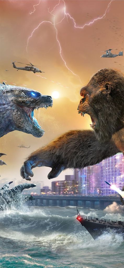 Kong Kong, Godzilla Birthday, Godzilla Franchise, Godzilla X Kong, Kong Godzilla, King Kong Vs Godzilla, Kong Movie, Godzilla Vs Kong, Godzilla Wallpaper