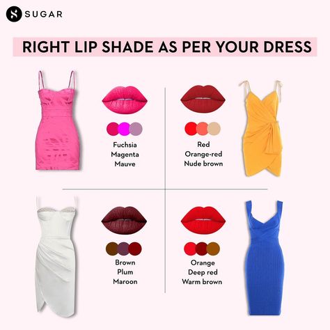 Lipstick Guide For Outfits, Lipstick Guide, Budget Makeup, Maquillage On Fleek, Asian Makeup Looks, Lipstick Hacks, Wedding Eye Makeup, Korean Makeup Tutorials, Beauty Boost