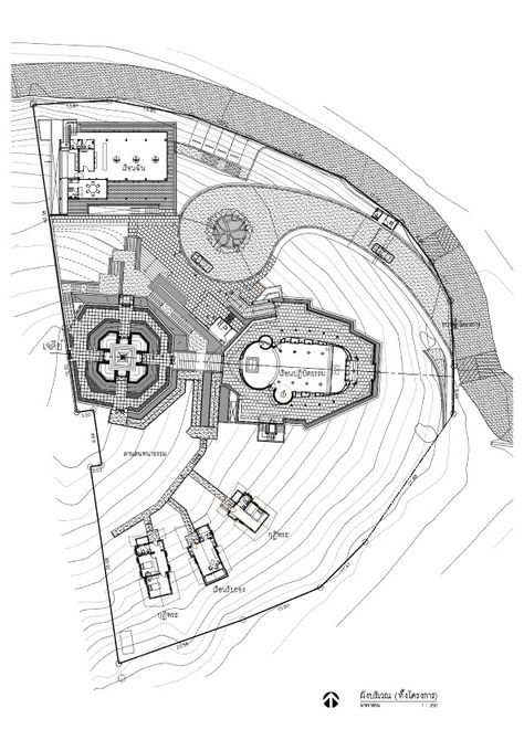 Meditation Center Design, Meditation Building, Meditation Space Architecture, Vipassana Meditation Centre, Buddhist Architecture, Vipassana Meditation, Khao Yai, Renovation Architecture, Buddhist Meditation