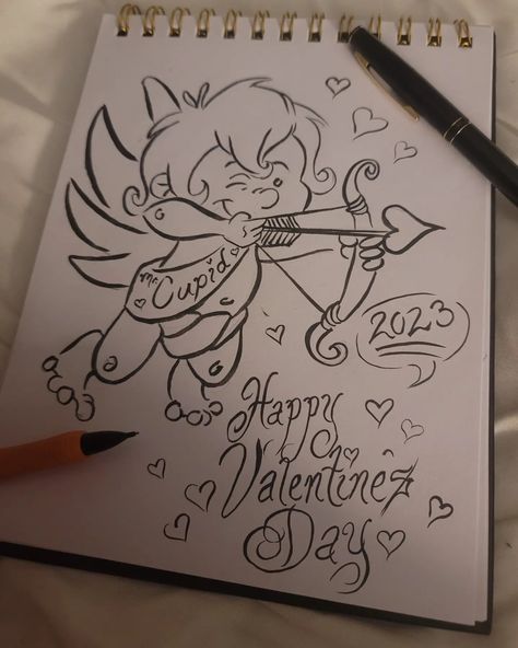 Happy Valentines Day Chicano, Christmas Chicano Art, Chicano Valentine Art, Cute Things To Draw For Your Girlfriend, Valentine’s Day Drawing Ideas, Hispanic Drawings, Valentines Drawings, Valentine Drawing, Drawings For Him