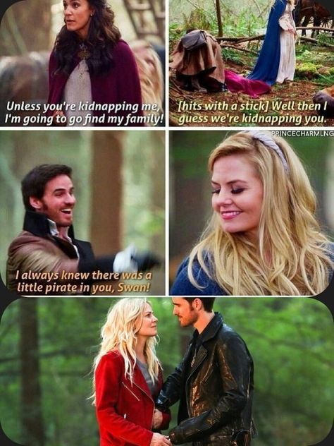 Emma And Hook, Once Upon A Time Peter Pan, Ouat Funny, Once Upon A Time Funny, Ouat Cast, Once Up A Time, Hook And Emma, Killian Jones, Colin O'donoghue