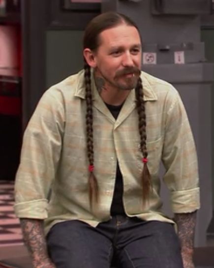 Oliver Peck, Judge on Ink Master.   (So handsome) :) Oliver Peck Tattoos, Oliver Peck, Ink Master, Toothpick, White Denim, Singers, Bomber Jacket, Style Inspiration, Actors