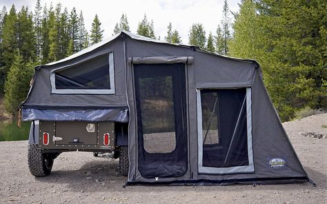 Camper Trailer Tent, Bug Out Trailer, Suv Tent, Trailer Tent, Bling Dress, Portable Tent, Motorcycle Camping, Tent Trailer, Truck Camping