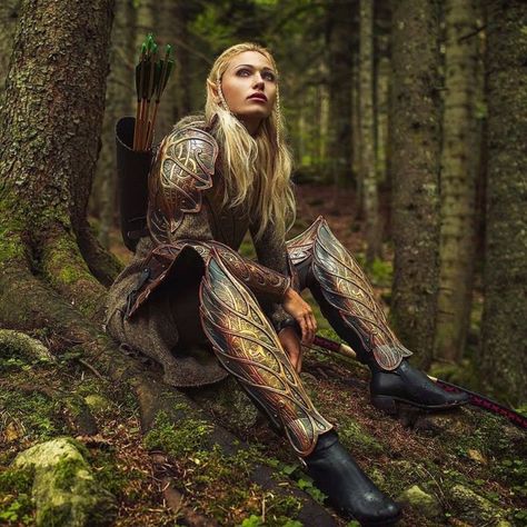 One of our female bestsellers: elven armor LARP set. A universal creation for different games and events. Welcome to order! Follow the link in bio (@arthammer.workshop) _______________ ⠀ #arthammerworkshop #arthammer #larp #larper #larping #larpist #larplife #instalarp #larpersofinstagram #larparmor #femalearmor #fenalewarrior #elvenarmor #armorcreation #nordicsisterhood Elven Armor, Elf Armor, Elven Cosplay, Elves Fantasy, Female Armor, Cosplay Armor, Magic Aesthetic, Fantasy Photography, Warrior Women