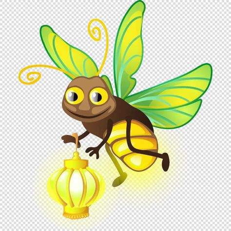 Cartoon firefly with lantern isolated on a white Vector Image Cartoon Firefly, Firefly Cartoon, Daycare Graduation, Beetle Cartoon, Electric Daisy, Jeep Ideas, Single Image, Firefly, Transparent Png