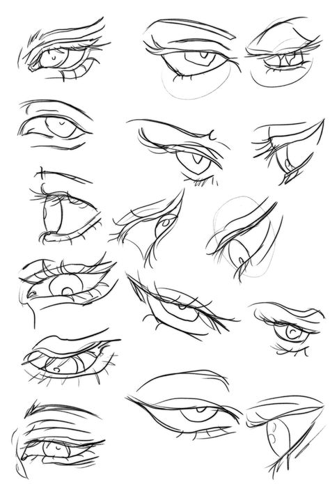 Eyelash Reference, Manga Examples, Eyes Drawing Reference, Eyebrows Drawing, Drawing Eyebrows, Eyelash Art, Eyelashes Drawing, Eye Study, Drawing Steps