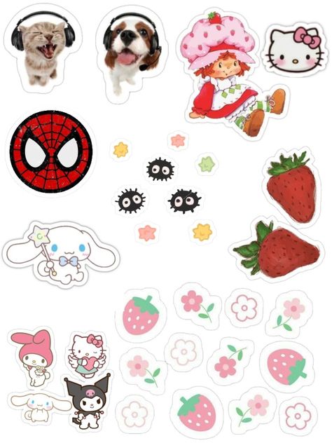 Yooooooooooooooooow Pretty Stickers, Sticker Inspo, Hello Kitty Aesthetic, Cute Stationery, Aesthetic Stickers, Sticker Pack, Cute Crafts, Printable Stickers, Stickers Packs