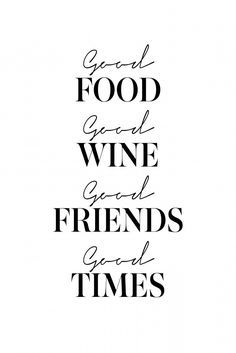 Food, Wine & Friends | Poster | artboxONE Wine Cork Crafts Christmas, Wine Friends, Cork Crafts Christmas, Quotes Typography, Friends Poster, Good Wine, Wine Cork Crafts, Wine Food, Kitchen Interior Design Decor