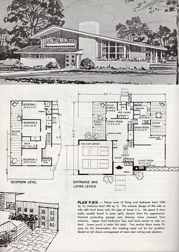 Explore SportSuburban's photos on Flickr. SportSuburban has uploaded 2028 photos to Flickr. Mid Century Modern Floor Plans, Mid Modern House, Mid Century House Plans, Split Level House Plans, Vintage Floor Plans, Mid Century Modern House Plans, Modern Floor Plans, Mcm House, Vintage House Plans