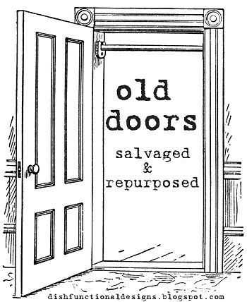 New Uses For Old Doors - great ideas! Uses For Old Doors, Upcycle Door, Salvaged Doors, Doors Repurposed, Repurposed Items, Old Door, Old Doors, New Uses, Old Furniture