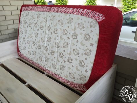 Deluxe Dog Bed | Mama Moose Dog Bed Diy Large, Crib Mattress Dog Bed, Dog Beds Homemade, Dog Bed Frame, Mattress Dog Bed, Dog House Bed, Old Crates, Diy Dog Bed, Old Dog