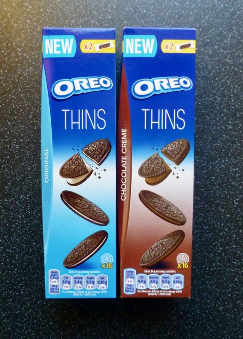 Sweets Japanese, Oreo Ideas, Oreo Cookie Flavors, American Sweets, Oreo Thins, Oreo Flavors, Chocolate Creme, Indulgent Food, Cookie Flavors