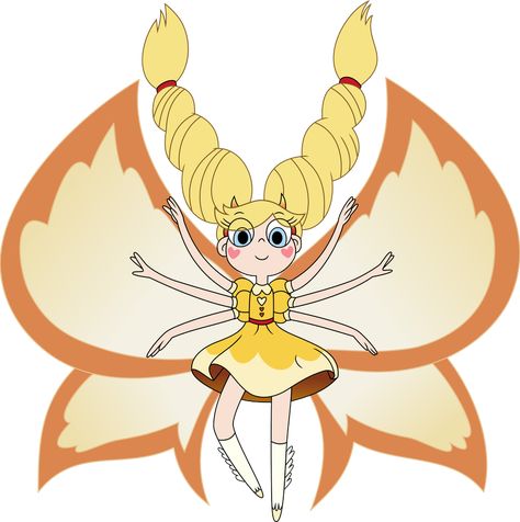 Star Butterfly by https://www.deviantart.com/lunarina on @DeviantArt Star Butterfly Butterfly Form, Star Butterfly Aesthetic, Star Butterfly Outfits, Butterfly Aesthetic, Aesthetic Butterfly, Star Illustration, Funny Parrots, Butterfly Clip Art, Butterfly Drawing