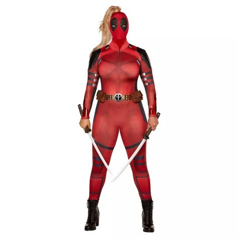 Adult Ladypool Plus Size Costume - Spirithalloween.com Steampunk Mens Costume, Steampunk Womens Costume, Disney Baby Costumes, Safari Costume, Prisoner Costume, Royal Costume, Firefighter Costume, Tiger Costume, Military Costumes