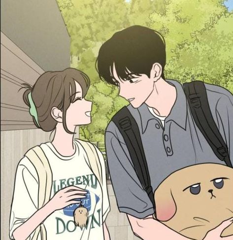 Webtoon Our Secret Alliance, Cute Webtoon Couples, My Secret Alliance, Cute Romantic Manga, Our Secret Alliance Webtoon, Anime Couple Aesthetic, Webtoon Drawing, Webtoon Style, Webtoon Couple