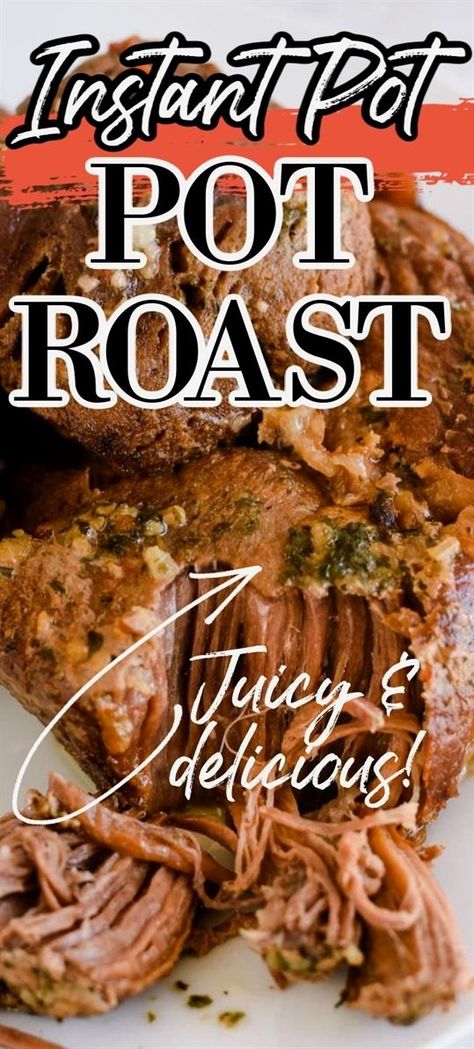 Easy Instant Pot Roast, Instant Pot Roast Recipe, Instant Pot Roast, Arm Roast, Recipes Instapot, Instapot Meals, Beef Tip Recipes, Beef Recipe Instant Pot, Chuck Roast Recipes