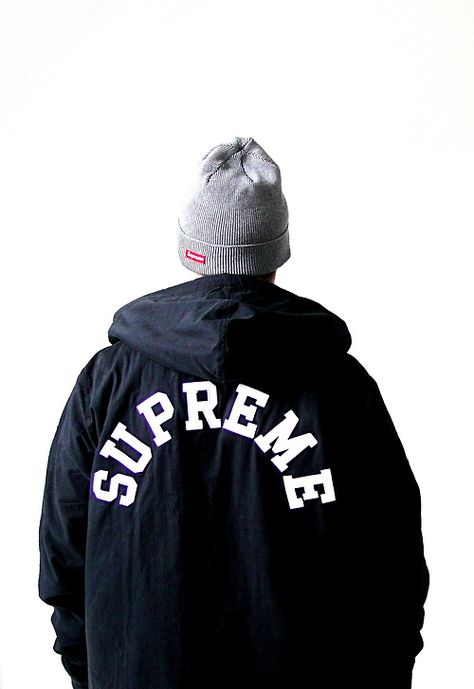 Supreme Jacket, Supreme Clothes, Grey, Clothes, Black