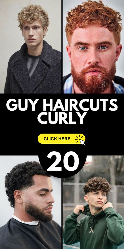 Thick Curly Hair Men Haircut, Hair Styles For Guys With Curly Hair, Curly Top Mens Haircut, Men Curl Haircut Styles, Coarse Curly Hair Men, Classic Curly Hairstyles Men, Hair Cuts For Men With Curly Hair Curls, Male Curly Hairstyles Long, Men’s Haircuts Curly Hair