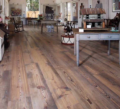 Distressed Flooring, Distressed Hardwood Floors, Antique Wood Floors, Distressed Wood Floors, Rustic Hardwood Floors, Rustic Oak Flooring, Wood Flooring Ideas, Modern Baseboards, Reclaimed Oak Flooring