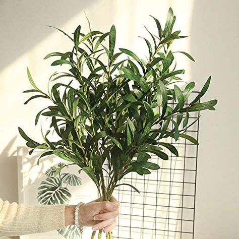 1Pc Artificial Olive Leaves Branch Fake Simulation Plant DIY Bouquet Wedding Party Home Decoration Green : Amazon.ca: Home Olive Plant, Vase With Branches, Fake Plants Decor, Faux Greenery, Artificial Leaf, Silk Plants, Diy Wedding Bouquet, Olive Leaf, Diy Plants