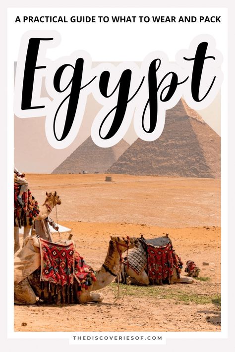 The ultimate Egypt packing list. What to wear in Egypt for women and men, plus a handy packing list for your Egypt travels #traveltips #egypt #egypttravel What To Wear In Egypt, Egypt Pyramids, Travel Egypt, Travel Socks, Visit Egypt, Pyramids Of Giza, Egypt Travel, Packing List For Travel, Winter Party