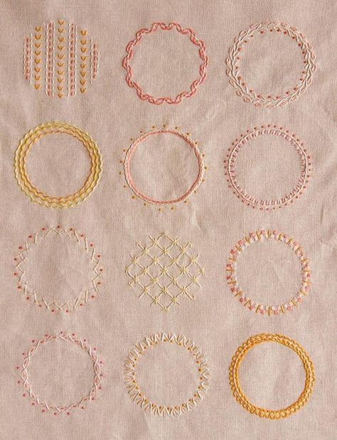 Beginner Embroidery, Learning To Embroider, Crewel Embroidery Kits, Embroidery Sampler, Purl Soho, Basic Embroidery Stitches, Hand Embroidery Tutorial, Pola Sulam, Embroidery Stitches Tutorial