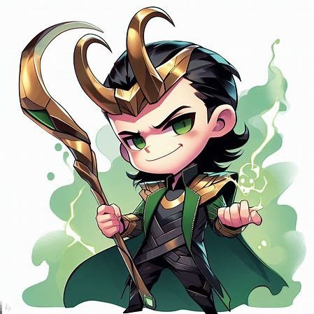 Chibi Marvel Characters, Chibi Loki, Toon Characters, Boy Clipart, Chibi Marvel, Loki Art, Famous Pictures, Alphabet Blocks, Simple Cartoon