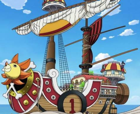 Le Thousand Sunny (サウザンドサニー号, Sauzando Sanī-gō) que Franky, son concepteur, surnomme tendrement... Sunny Go, One Piece Tattoo, Going Merry, Thousand Sunny, Piece Tattoo, Orion Pax, One Piece Tattoos, One Piece Wallpaper, One Piece Oc