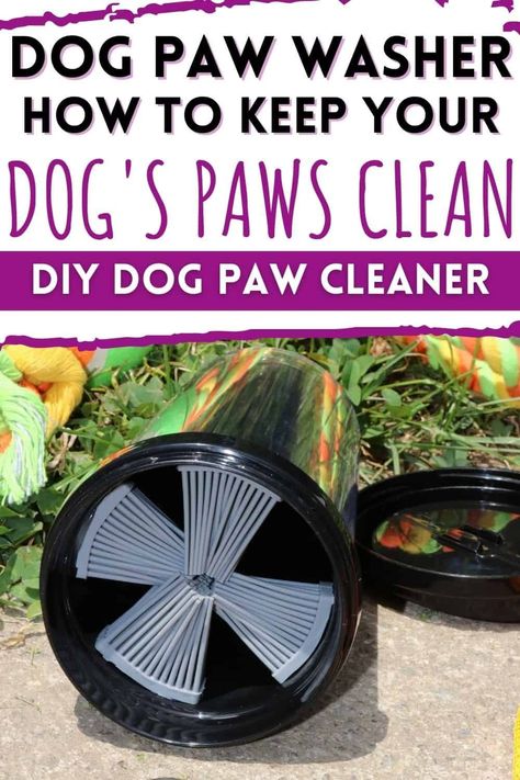 Diy Dog Paw Washer, Diy Paw Cleaner For Dogs, Dog Paw Washing Station Diy, Dog Paw Wash, Dog Paw Cleaner Diy, Paw Cleaning Station, Muddy Dog Paw Solutions, Dog Paw Washing Station, Dog Paw Cleaning Station