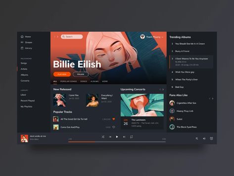 Music Player Website, Music Web, All Songs, Music Player, Job Board, User Interface Design, Saint Charles, Album Songs, Website Design Inspiration