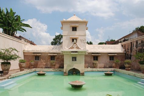 Water Castle. Magnificent Taman Sari Water Castle of the sultan in Yogyakarta, I , #sponsored, #Magnificent, #Taman, #Water, #Castle, #Yogyakarta #ad Water Castle, Mount Merapi, Taman Sari, Borobudur Temple, Underground Tunnels, Traditional Market, Historical Landmarks, Ancient Temples, Street Culture