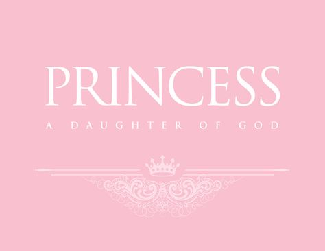 Yes!!!! Understand! !!!!! I am a Princess because my Father is the King of Kings. ♡ Amen!  Blondie 6.4.2013 God’s Princess Quotes, Princess Of God Wallpaper, Gods Princess Wallpaper, Daughter Of God Aesthetic, Pink Christian, Gods Princess, Princess Quotes, Jen Jen, Im A Princess