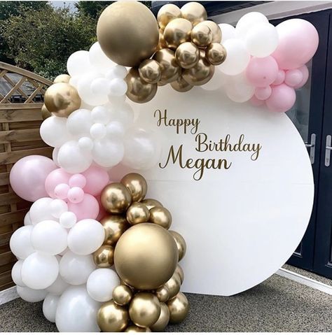 15th Birthday Decorations, Circular Backdrop, Backdrop Arch, 18th Birthday Decorations, Deco Ballon, Balloons For Birthday, 21st Birthday Decorations, Happy Birthday Greetings Friends, Diy Balloon Decorations