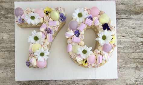 Fresh naked sponge cake number 70 75 Number Cake Birthday, 75 Number Cake, Number 70 Cake, 80 Number Cake, Groovy Number Cake, 70 Cupcake Cake Number, 70th Birthday Party Ideas For Mom, 75 Birthday Cake, Flower Cake Design