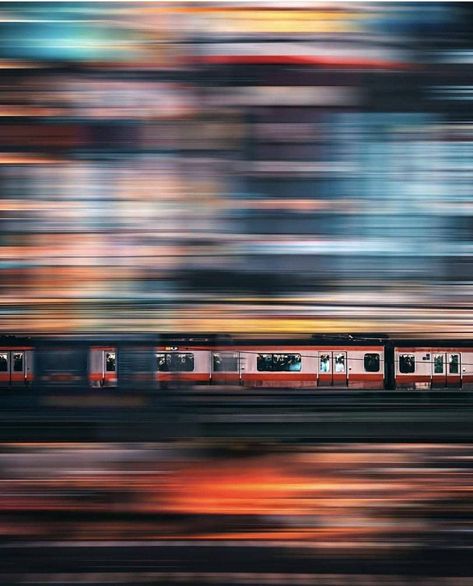 Busy Images, Panning Photography, Light Trail Photography, Train Light, City Life Photography, Blur Photography, Motion Photography, Train Photography, Travel Music