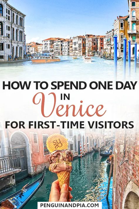 Venice In A Day, Venice Itinerary, Venice Italy Travel, Venice Travel, Italy Travel Tips, Italy Travel Guide, Visit Italy, Italy Vacation, European Travel