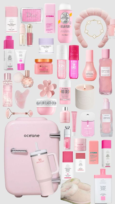 Pink skincare #preppy #beauty #skincareaesthetic #pinkskincare #makeup #skincareproducts #aesthetic Skincare Preppy, Pink Skincare, Preppy Makeup, Preppy Skincare, Aesthetic Shuffles, Sephora Skin Care, Pink Lifestyle, Skincare Inspiration, Shower Skin Care