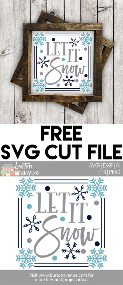 Free Winter SVG Files for Silhouette and Cricut by Emily Martin TUi4T Cricut Christmas Ideas, Cricut Air, Dashing Through The Snow, Christmas Vinyl, Winter Svg, Christmas Svg Files, Cricut Free, Cricut Craft Room, Silhouette Cameo Projects