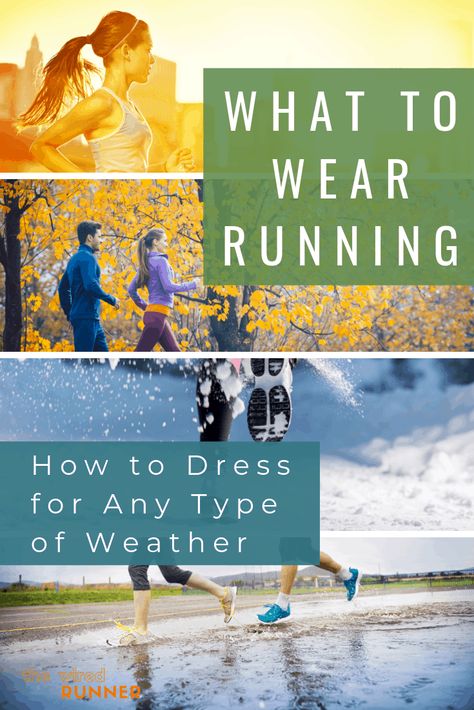 Hot, cold, rain, snow - learn what wear running for any type of weather. We cover how to dress for running in everything from hot, humid conditions to cold and snow - and everything in between! via @thewiredrunner Running In 40 Degree Weather, Running Advice, Running Gadgets, Best Running Gear, Marathon Gear, Running In Cold, Running Group, Gear Shoes, Marathon Motivation