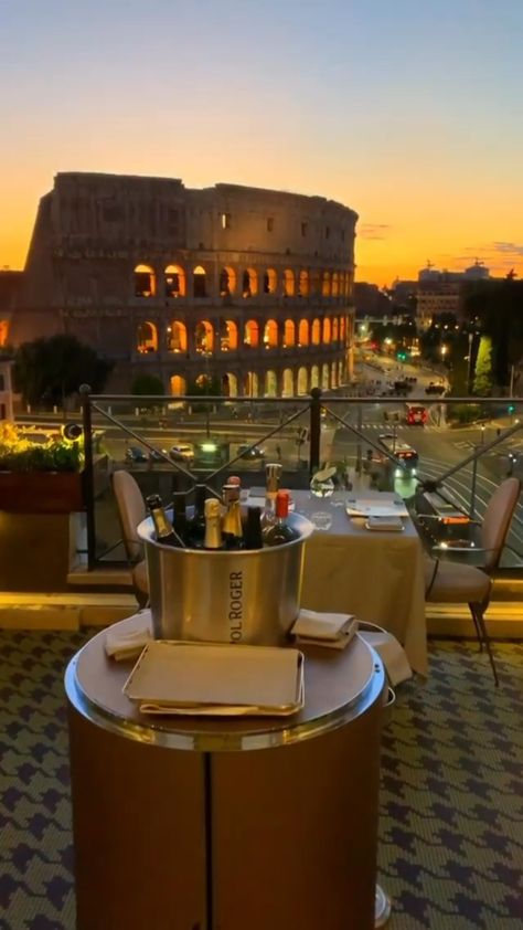 uniquehotels on Instagram: Romantic nights at the Aroma Restaurant in the Palazzo Manfredi hotel, Rome. 📷 @italian_places #Roma #Colosseo #Reels ✨#🇮🇹 بيوت ملكية, Enjoy The Little Things, The Windy City, Dream Travel Destinations, Beautiful Places Nature, Travel Videos, City Aesthetic, Beautiful Places To Travel, Romantic Getaways